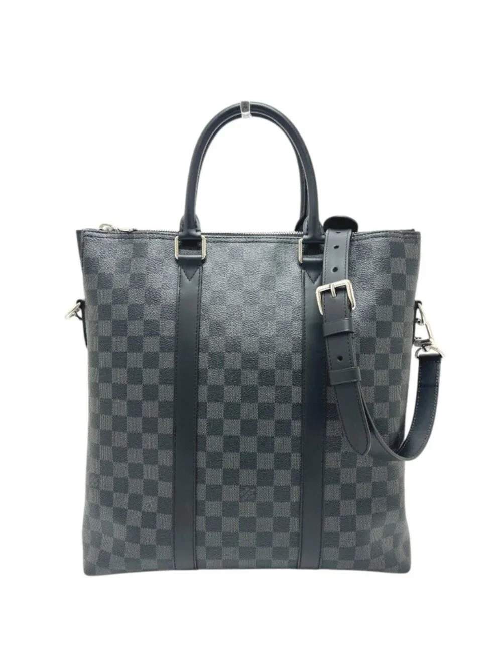 Louis Vuitton Tote Bag Anton Damier Graphite Canvas Noir Black